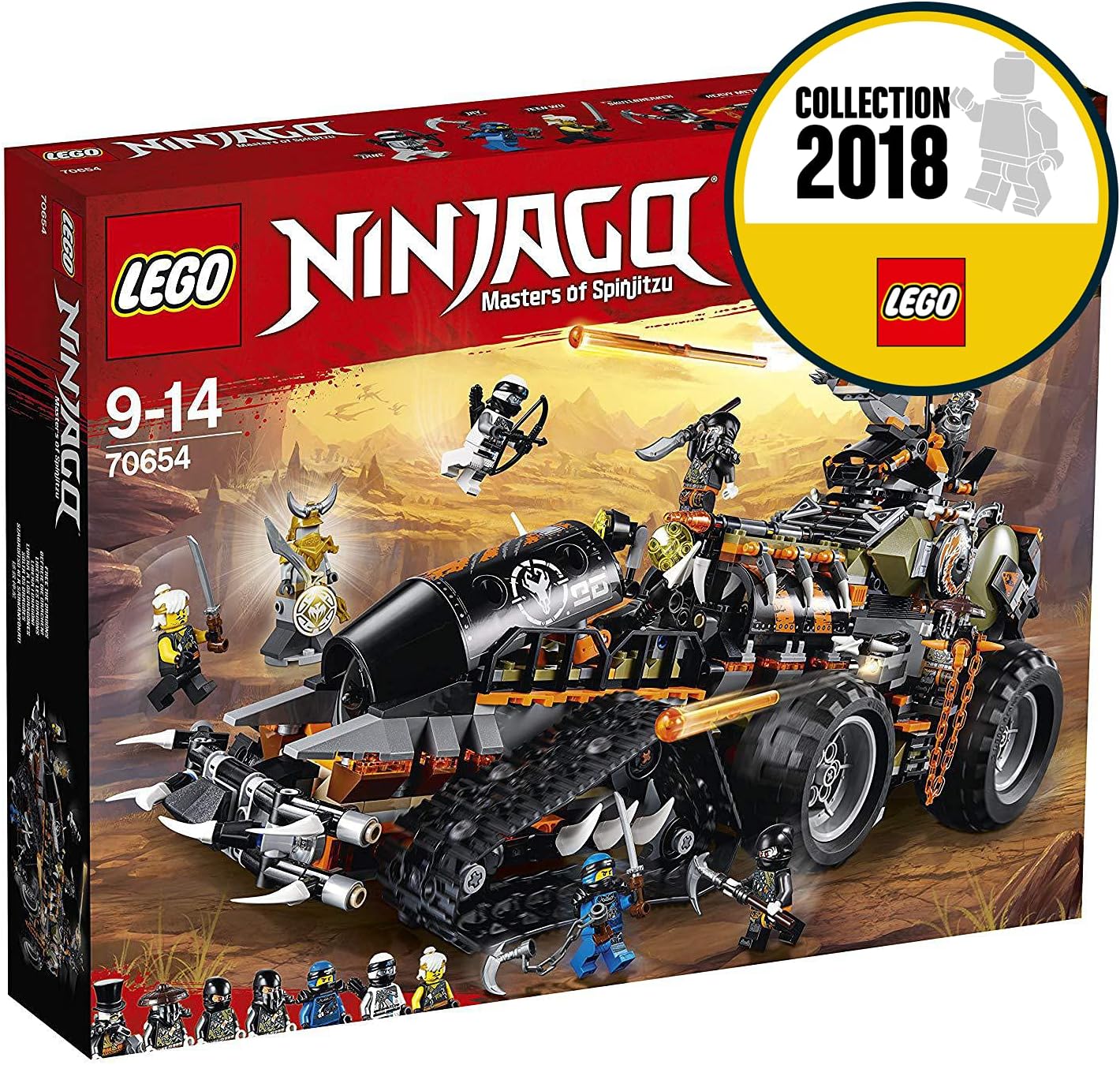 レゴ ニンジャゴー 【送料無料】LEGO Ninjago Dragon Hunters Dieselnaut Toy Tank, Ninja Warriors Vehicle Building Sets for Kidsレゴ ニンジャゴー