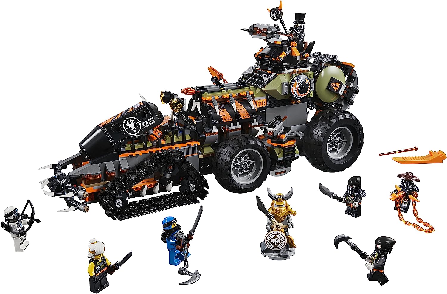 レゴ ニンジャゴー 【送料無料】LEGO Ninjago Dragon Hunters Dieselnaut Toy Tank, Ninja Warriors Vehicle Building Sets for Kidsレゴ ニンジャゴー