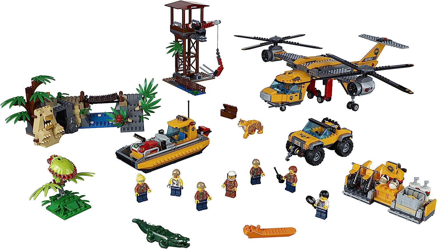 レゴ シティ 【送料無料】LEGO City Jungle Explorers 6174645 Air Drop Helicopter, Multiレゴ シティ