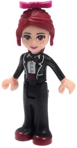 レゴ フレンズ LF4-A1 LEGO Friends LOOSE Mini Figure Mia [Black Trousers, Black Formal Jacket with Bow Tie]レゴ フレンズ