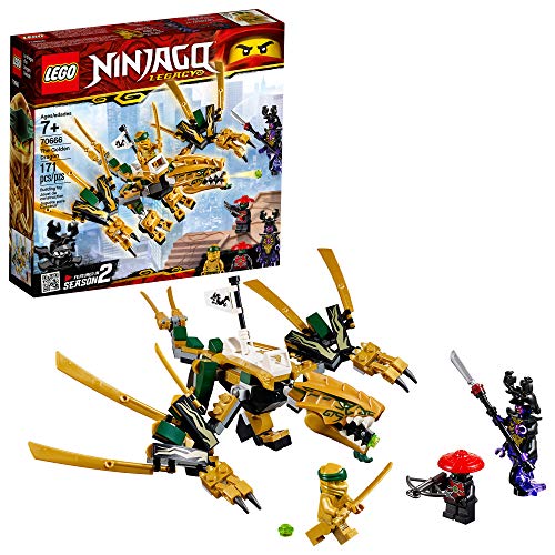 S `[} LEGO NINJAGO Legacy Golden Dragon 70666 Building Kit (171 Pieces)S `[}