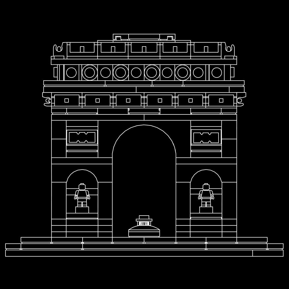 レゴアーキテクチャシリーズLEGOArchitectureArcDeTriomphe21036BuildingKit(386Piece)レゴアーキテクチャシリーズ