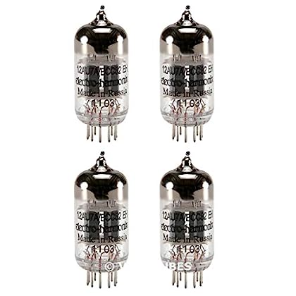 真空管 ギター・ベース アンプ 海外 輸入 【送料無料】Brand New In box Gain Matched Quad (4) Electro-Harmonix 12AU7 ECC82 Vacuum Tubes真空管 ギター・ベース アンプ 海外 輸入