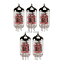  ١   ͢ New Gain Matched Quintet (5) JJ Electronics Tesla 12AX7 / ECC83-S Vacuum Tubes ١   ͢