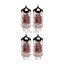  ١   ͢ New Gain Matched Quad (4) JJ Electronics Tesla 12AX7 / ECC83-S Vacuum Tubes ١   ͢