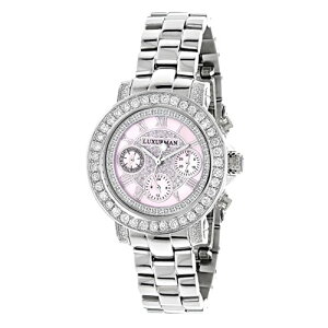 腕時計 ラックスマン レディース 【送料無料】LUXURMAN Watches: Ladies Diamond Watch 3ct Pink腕時計 ラックスマン レディース