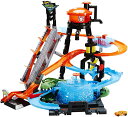 ホットウィール Hot Wheels ウルティメイト ゲーター カーウォッシュ 洗車セット 車をエレベーターに乗せてスタート プレイセット