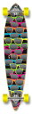 ロングスケートボード スケボー 海外モデル 直輸入 Yocaher Graphic Complete Pintail Skateboards Longboard...