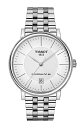rv eB\ Y Tissot Mens Carson Premium Powermatic 80 316L Stainless Steel case Automatic Watches, Grey, Stainless Steel, 20 (T1224071103100)rv eB\ Y