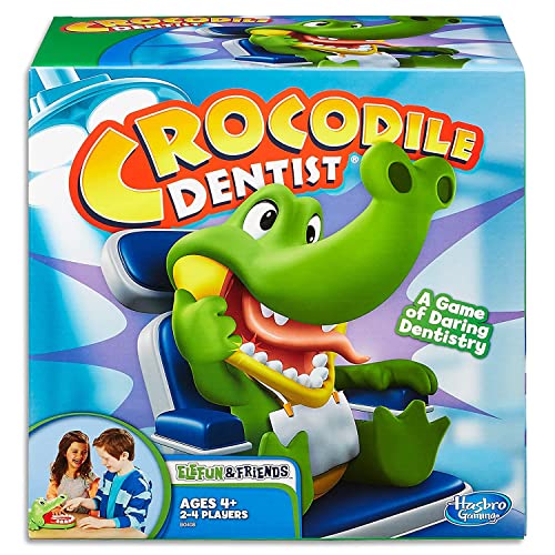 ボードゲーム 英語 アメリカ 海外ゲーム Hasbro Gaming Crocodile Dentist Kids Board Game, Ages 4 And Up (Amazon Exclusive)ボードゲーム 英語 アメリカ 海外ゲーム