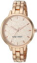 腕時計 ナインウェスト レディース Nine West Women's NW/2226RGRG Rose Gold-Tone Bracelet Watch腕時計 ナインウェスト レディース
