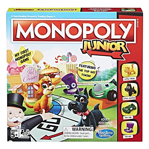 ボードゲーム 英語 アメリカ 海外ゲーム Hasbro Gaming Monopoly Junior Board Game, Perfect Easter Gift or Basket Stuffer for Kids, Ages 5+ (Amazon Exclusive)ボードゲーム 英語 アメリカ 海外ゲーム
