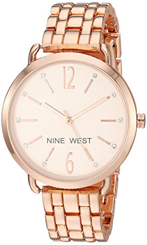 ナインウエスト Nine West クリスタルアクセント レディース腕時計 NW/2150RGRG