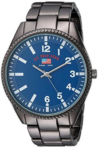 腕時計 ユーエスポロアッスン メンズ U.S. Polo Assn. Men's US8641 Analog Display Analog Quartz Black Watch腕時計 ユーエスポロアッスン メンズ