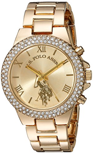 腕時計 ユーエスポロアッスン レディース U.S. Polo Assn. Women's usc40032 Analog Display Analog Quartz Gold Watch腕時計 ユーエスポロアッスン レディース