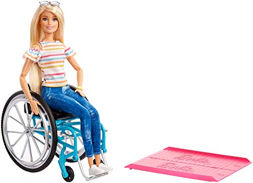 バービー バービー人形 ファッショニスタ Barbie Fashionistas Doll, Blonde with Wheelchair and Rampバービー バービー人形 ファッショニスタ