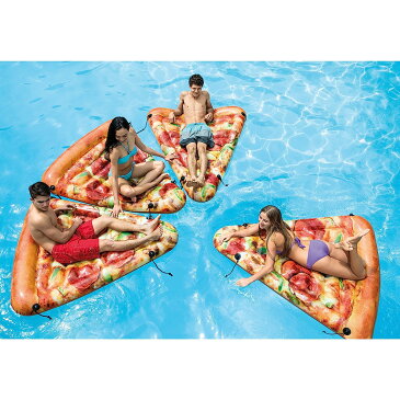 フロート プール 水遊び 浮き輪 【送料無料】Intex Pizza Slice Inflatable Mat with Realistic Printing, 69in X 57inフロート プール 水遊び 浮き輪