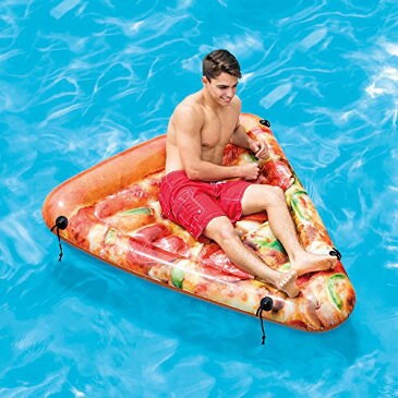 フロート プール 水遊び 浮き輪 【送料無料】Intex Pizza Slice Inflatable Mat with Realistic Printing, 69in X 57inフロート プール 水遊び 浮き輪