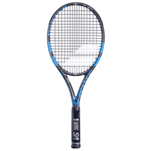 テニス ラケット 輸入 アメリカ バボラ Babolat Pure Drive VS X2 Tennis Racquet - Strung with 16g White Babolat Syn Gut at Mid-Range Tension (4 1/2