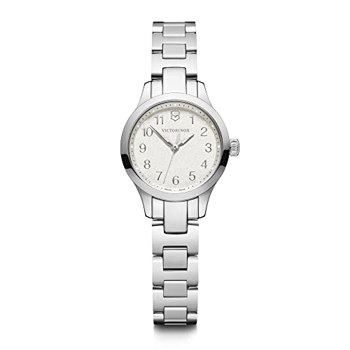 ビクトリノックス 腕時計 ビクトリノックス スイス レディース，ウィメンズ Victorinox Alliance XS - Analog Quartz Watch for Women - Women's Timepiece - White Dial and Stainless Steel Bracelet腕時計 ビクトリノックス スイス レディース，ウィメンズ