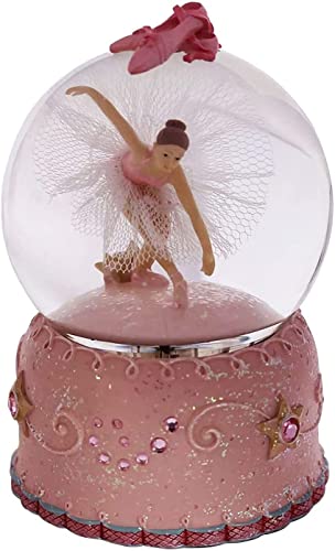 Xm[O[u  u CeA COf Singeek Swan Lake Music Box Ballerina Color Changing Lights Handpainted Dancing Ballerina Snow Globe Ballet Recital Gifts for Girls, Daughter, GranddaughterXm[O[u  u CeA COf