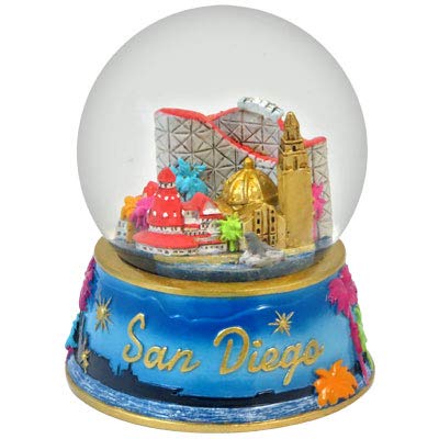 Ρ  ʪ ƥꥢ ǥ Topline San Diego California Snow Globe 65mm in ColorΡ  ʪ ƥꥢ ǥ