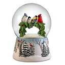 スノーグローブ 雪 置物 インテリア 海外モデル Multi Birds on a Wreath Water Globe San Francisco Music Boxスノーグローブ 雪 置物 インテリア 海外モデル