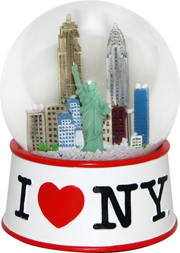 Xm[O[u  u CeA COf Official I Love New York Snow Globe (2.5 Inches Tall) (45mm Globe)Xm[O[u  u CeA COf