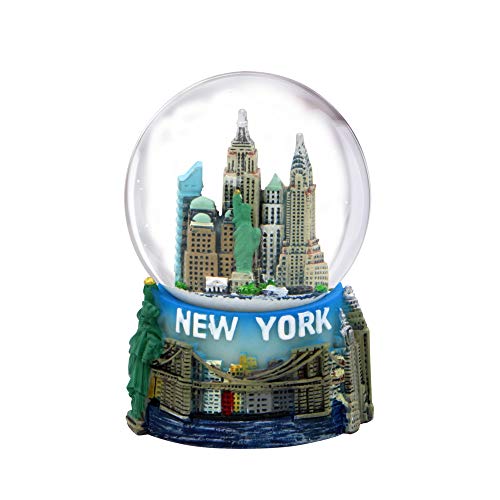 スノーグローブ 雪 置物 インテリア 海外モデル Mini New York City Snow Globe Featuring The NYC Skyline in This Souvenir Figurine with Statue of Liberty, 2.5 Tall (45mm)スノーグローブ 雪 置物 インテリア 海外モデル