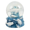 スノーグローブ 雪 置物 インテリア 海外モデル Elanze Designs White Beluga Whale Ocean Tabletop Dresser Nightstand Figurine Decoration 100MM Sturdy Glitter Water Wind Up Musical Snow Globe Plays Tune Somewheスノーグローブ 雪 置物 インテリア 海外モデル