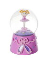スノーグローブ 雪 置物 インテリア 海外モデル Mousehouse Gifts Snow Globe Musical Music Box Pink Ball...