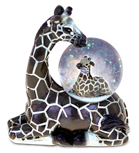 スノーグローブ 雪 置物 インテリア 海外モデル COTA Global Giraffe Snow Globe - Wildlife Animal Water Globe Figurine with Sparkling Glitter, Zoo Collectible Novelty Ornament for Home Decor, for Birthdays, Chスノーグローブ 雪 置物 インテリア 海外モデル