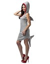 コスプレ衣装 コスチューム その他 Rasta Imposta Women's Shark Dress Adult, Gray/Red/White, Size ...