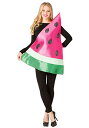 コスプレ衣装 コスチューム その他 Rasta Imposta Halloween Costume Watermelon Fruit Slice, Front Print Tunic, Adult One Size Fits Mostコスプレ衣装 コスチューム その他