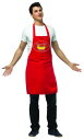 コスプレ衣装 コスチューム その他 Rasta Imposta Apron Hot Dog Vendor, Red, Standardコスプレ衣装 コスチューム...