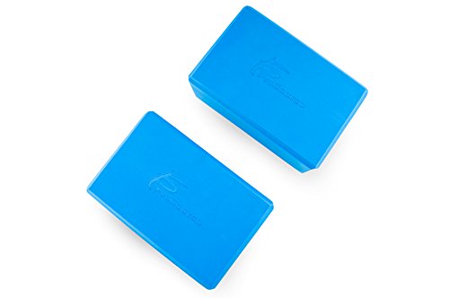 ヨガブロック フィットネス ps-2401-blocks-blue Prosource Fit Foam Yoga Blocks Set of 2, High Density EVA Yoga Bricks, Sturdy Yoga Prop Large Size 4”x 6” x 9” (Blue)ヨガブロック フィットネス ps-2401-blocks-blue格安セール情報　楽天　通販