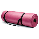 K}bg tBbglX SYOG-002 Extra Thick Yoga Mat, 5/8 Inch (16 mm) with No Stick Ridge - Non-Slip Grip Foam Cushion Aid with Carrying Strap for Workouts or Physical TherapyK}bg tBbglX SYOG-002