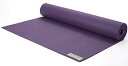 ヨガマット フィットネス 874P JadeYoga Travel Yoga Mat - Packable, Lightweight, and Portable Yoga Mat - Non-Slip Natural Rubber Mat for Women Men - Great for Yoga, Home, Gym, Pilates, Fitness Stretching (Purple, 74 x ヨガマット フィットネス 874P