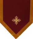 ヨガ フィットネス new Altar Cloth Or Wall Hanging - Embroidered - Tibetan Crossed Dorjeヨ...