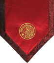 K tBbglX new Altar Cloth Or Wall Hanging - Embroidered w/Brocade Silk Trims : Red Dragon in CircleK tBbglX new