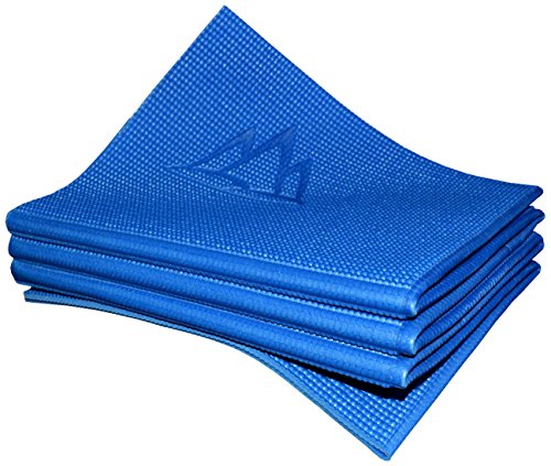 ヨガマット フィットネス YFM-ECEL-287C Khataland YoFoMat? - Best Travel Yoga Mat - Royal Blue, Extra Long 72