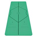 襬ޥå եåȥͥ Liforme Original Yoga Mat ? Free Yoga Bag Included - Patented Alignment System, Warrior-like Grip, Non-slip, Eco-friendly, sweat-resistant, 4.2mm thick mat for comfort - Green襬ޥå եåȥͥ