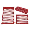 スプーンク Spoonk 腰痛と睡眠導入コンボセット レギュラーサイズとトラベルサイズ オーガニックヘンプ生地 キャリングケース付属 チェリーレッド