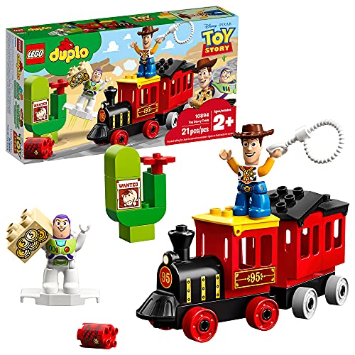 レゴ®デュプロ レゴ (LEGO) DUPLO デュプロ トイストーリートレイン 21ピース 10894 バズとウッディの人形つき 大きめブロック