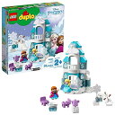 レゴ デュプロ LEGO DUPLO Disney Princess Frozen Ice Castle 10899 Building Toy with Light Brick, Princess Elsa and Anna Mini-Dolls Plus Olaf Figure, Gifts for 2 Year Old Toddlers, Girls & Boysレゴ デュプロ