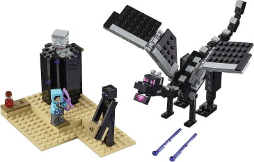 レゴ マインクラフト 【送料無料】LEGO Minecraft The End Battle 21151 Ender Dragon Building Kit includes Dragon Slayer and Enderman Toy Figures for Dragon Fighting Adventures (222 Pieces)レゴ マインクラフト