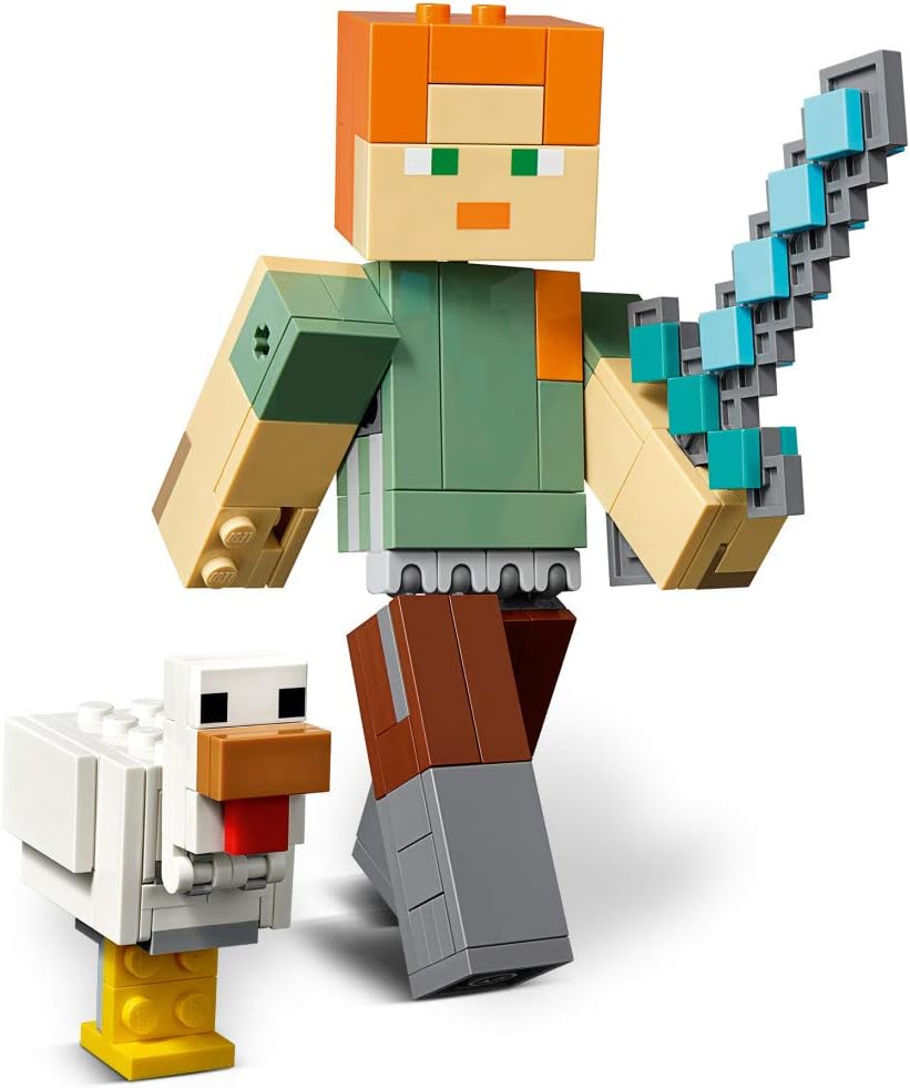 新しい到着 レゴ マインクラフト Lego Minecraft Alex Bigfig With Chicken Building Kit 160 Pieces Discontinued By Manufacturer レゴ マインクラフト 最安 Www Guayaquilcityfc Com