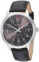 rv ^CbNX Y Timex Men's TW2R85500 Classic 43mm Black/Silver-Tone Leather Strap Watchrv ^CbNX Y