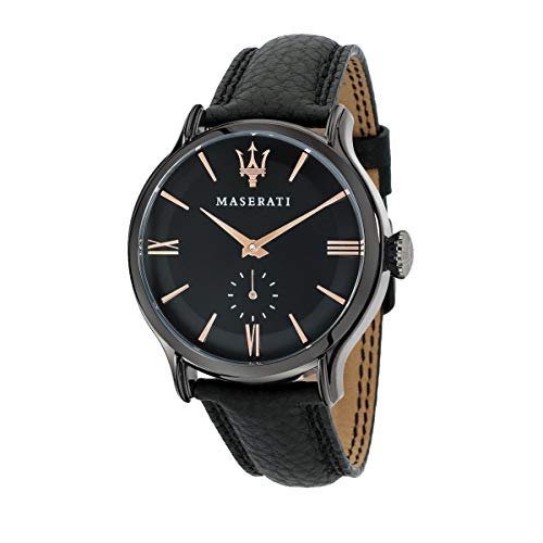 腕時計 マセラティ イタリア メンズ Maserati Men's R8851118004 Epoca Analog Display Analog Quartz Black Watch腕時計 マセラティ イタリア メンズ