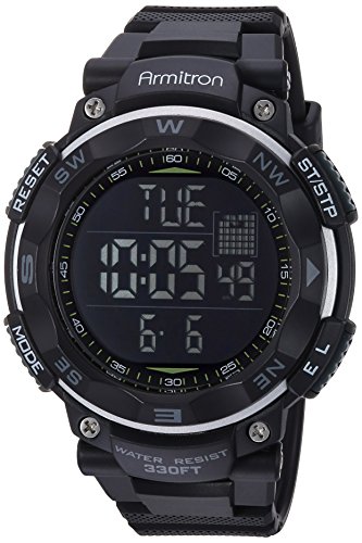 腕時計 アーミトロン メンズ 40/8254BLK Armitron Sport Men's 40/8254BLK Black Digital Chronograph Watch腕時計 アーミトロン メンズ 40/8254BLK